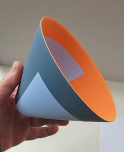 Sara Moorhouse Art Pottery Bowl 2019 Geometric Eclipse  Pattern