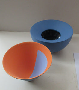Sara Moorhouse Art Pottery Bowl 2019 Geometric Eclipse  Pattern