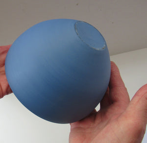 Blue Porcelain Art Pottery Bowl by Arjan Van Dal