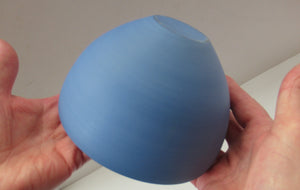 Blue Porcelain Art Pottery Bowl by Arjan Van Dal
