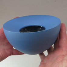 Load image into Gallery viewer, Blue Porcelain Art Pottery Bowl by Arjan Van Dal

