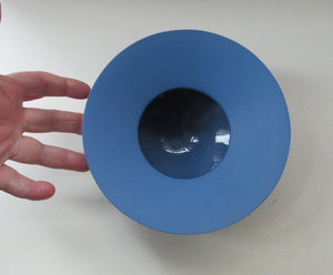 Blue Porcelain Art Pottery Bowl by Arjan Van Dal