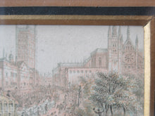 Load image into Gallery viewer, Victorian Royal 1840s Needlebox Print. Opening of Houses of Parliament Queen Victoria
