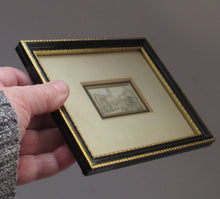 Load image into Gallery viewer, Victorian Royal 1840s Needlebox Print. Opening of Houses of Parliament Queen Victoria
