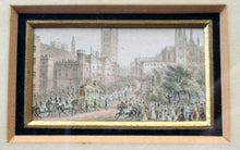 Load image into Gallery viewer, Victorian Royal 1840s Needlebox Print. Opening of Houses of Parliament Queen Victoria
