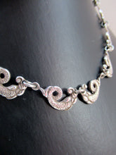 Load image into Gallery viewer, Vintage Iona Silver Necklace John Hart after Alexander Ritchie Scottish Silver
