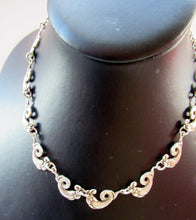 Load image into Gallery viewer, Vintage Iona Silver Necklace John Hart after Alexander Ritchie Scottish Silver
