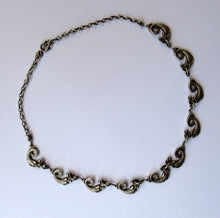 Load image into Gallery viewer, Vintage Iona Silver Necklace John Hart after Alexander Ritchie Scottish Silver
