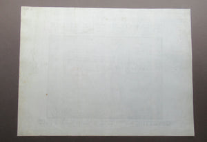 Very Rare WWI PROOF Lithograph by Frank Brangwyn. Watch on the Rhine / Greetings from the 9th Lancers. 1918. Pencil Signed