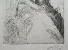 Load image into Gallery viewer, Anders Zorn Original Pencil Signed Etching. Mrs Cleveland II - the Presdient&#39;s Wife
