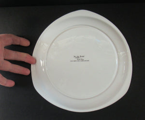 Vintage 1960s FOLEY POTTERY Plate. Gay Nineties by Maureen Tanner