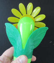 Load image into Gallery viewer, 1960s Flower Power Hong Kong Battery Hand Held Fan

