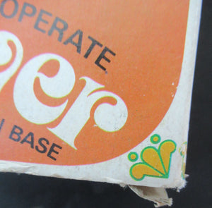 1960s Flower Power Hong Kong Battery Hand Held Fan