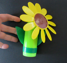 Load image into Gallery viewer, 1960s Flower Power Hong Kong Battery Hand Held Fan1960s Flower Power Hong Kong Battery Hand Held Fan
