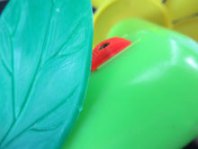 Load image into Gallery viewer, 1960s Flower Power Hong Kong Battery Hand Held Fan
