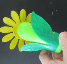Load image into Gallery viewer, 1960s Flower Power Hong Kong Battery Hand Held Fan
