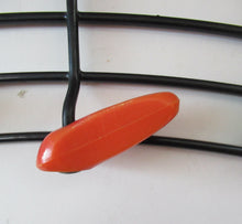Load image into Gallery viewer, Vintage 1950s Wire Work Coat rack with Musical Notes in Coloured Plastic
