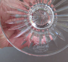 Load image into Gallery viewer, Vintage 1950s Edinburgh Crystal Star of Edinburgh White Wine Glassess
