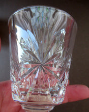 Load image into Gallery viewer, Vintage 1950s Edinburgh Crystal Star of Edinburgh White Wine Glassess
