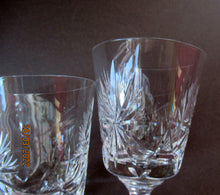 Load image into Gallery viewer, Vintage 1950s Edinburgh Crystal Star of Edinurgh White Wine Glassess
