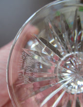 Load image into Gallery viewer, Vintage 1950s Edinburgh Crystal Star of Edinburgh White Wine Glassess
