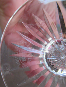 Vintage 1950s Edinburgh Crystal Star of Edinburgh Champagne Flutes