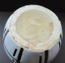 Load image into Gallery viewer, Vintage Mid Century Art Pottery Studio Pottery Large Black and White Vase
