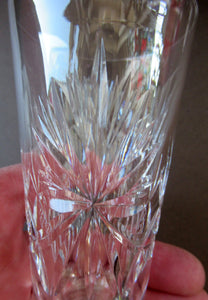Vintage 1950s Edinburgh Crystal Star of Edinburgh Champagne Flutes