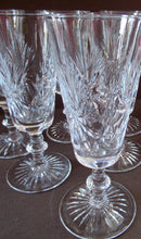 Load image into Gallery viewer, Vintage 1950s Edinburgh Crystal Star of Edinburgh Champagne Flutes
