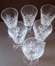 Load image into Gallery viewer, Vintage 1950s Edinburgh Crystal Star of Edinburgh Champagne Flutes
