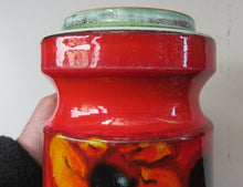 Load image into Gallery viewer, 1970s Poole Pottery Delphis Vase Floral Design Shape 84 by Loretta Leigh
