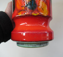 Load image into Gallery viewer, 1970s Poole Pottery Delphis Vase Floral Design Shape 84 by Loretta Leigh
