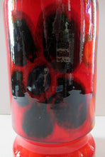 Load image into Gallery viewer, 1970s Poole Pottery Delphis Vase Floral Design Shape 84 by Loretta Leigh
