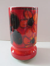 Load image into Gallery viewer, 1970s Poole Pottery Delphis Vase Floral Design Shape 84 by Loretta Leigh
