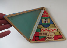 Load image into Gallery viewer, 1940s Wooden Building Blocks 1940s German Toys
