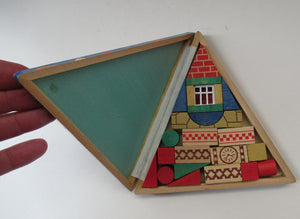 1940s Wooden Building Blocks 1940s German Toys
