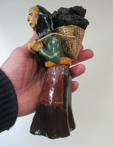 Scottish Pottery Figurine 1970s Coll Pottery Isle of Lewis