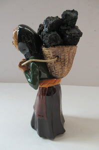 Scottish Pottery Figurine 1970s Coll Pottery Isle of Lewis