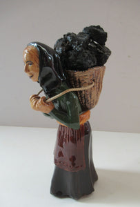 Scottish Pottery Figurine 1970s Coll Pottery Isle of Lewis