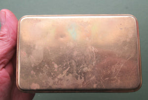 Queen Princess Mary 1914 Brass Christmas Tin and Card Antique WWI collectable