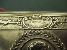 Load image into Gallery viewer, Queen Princess Mary 1914 Brass Christmas Tin and Card Antique WWI collectable
