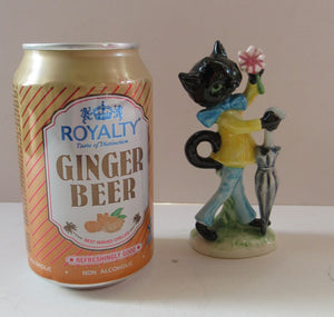 1960s 1950s Goebel Figurine Comical Cat Albert Staehle