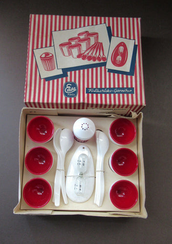 1960s Campervan Cooking Utenstils Space Age Breakfast Set Emsa Plastic Germany