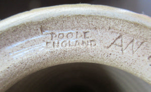 Alan White Poole Pottery Atlantis Pattern Lamp Base