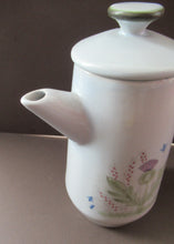 Load image into Gallery viewer, Buchan Pottery Stoneware Coffee Pot Thistles Pattern 1950s 1960s
