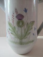 Load image into Gallery viewer, Buchan Pottery Stoneware Coffee Pot Thistles Pattern 1950s 1960s
