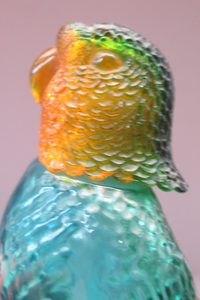 Four Avon Perfume Bottles in the Shape of Budgies