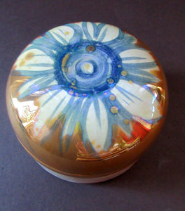 Scottish Studio Pottery Margery Clinton Lustre Glaze Lidded Pot