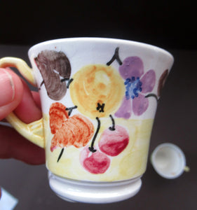 1920s MakMerry Mac Merry Fruit and Berries Cups and Saucers