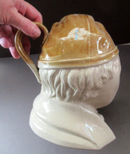 Load image into Gallery viewer, SCOTTISH POTTERY. Large Stoneware Whisky Flask in the Form of SOUTER JOHNNIE from the Burn&#39;s Poem &quot;Tam O&#39;Shanter&quot;
